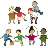 Enfants européens: Illustration pour l'ECOG : European Childhood Obesity Group 