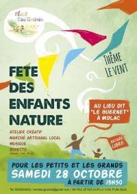Ecoleaugraine: Affiche du festival des enfants nature - Morbihan 